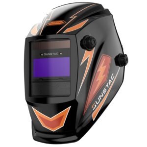 1/1/1/1 Optical Clarity Welding Helmet True Color Auto Darkening Welding Hood Wide Shade 4/9-13 for STICK MIG TIG Welding