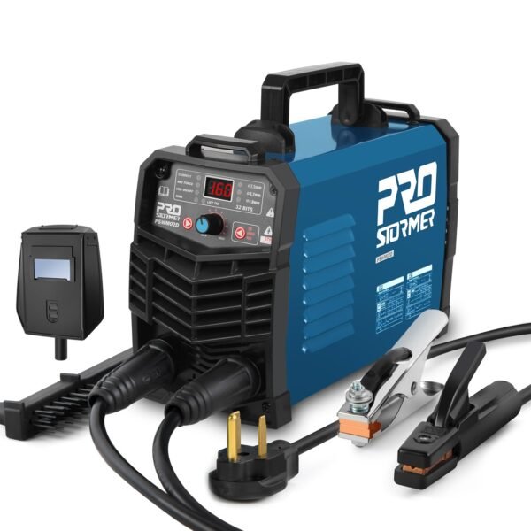 160Amp ARC Stick Welder, Prostormer 110V/220V Dual Voltage MMA/Lift TIG 2 in 1 Welder with IGBT Inverter Digital Display LCD Hot Start, Portable Welding Machine for Beginners...