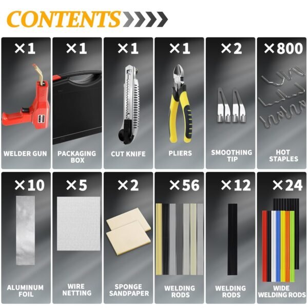 220W Plastic Welder Review Miotorio Upgraded Kit for Car Bumper Repair Efficiency