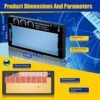 2x4 Auto Darkening Welding Lens Phabcf Review High Definition True Color Technology
