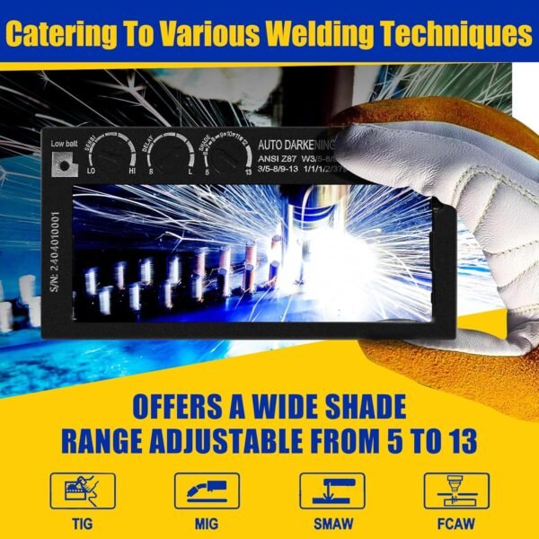 2x4 Auto Darkening Welding Lens Phabcf Review High Definition True Color Technology
