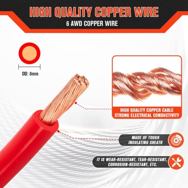 6 Gauge Welding Cable SZLYYDS Review High Quality Copper Wire and Battery Cable