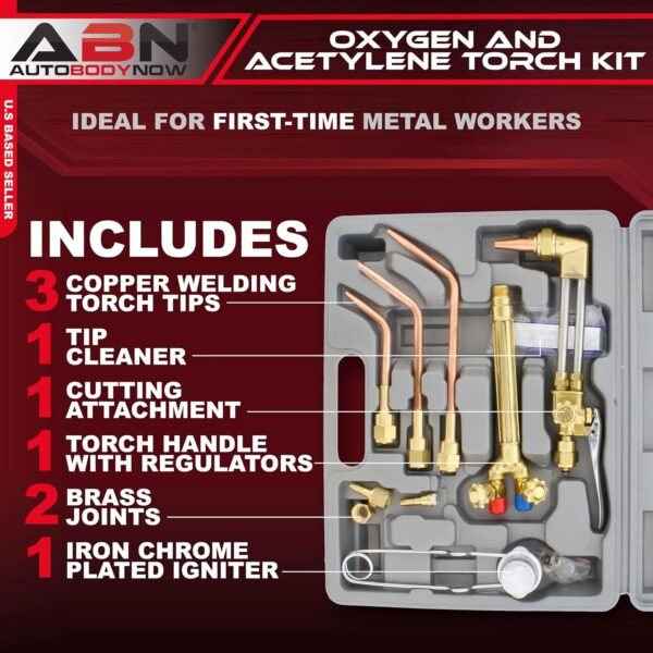 ABN Oxygen Acetylene Torch Kit Review Best Gas Welding Equipment for Metal Cutting