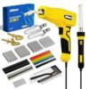 Allturn Plastic Welder,Plastic Welding Kit 3 in 1,Plastic Repair Welder Kit,1000pcs Plastic Welding Staples,Plastic Welding Rods Kit,Repair for Most Thermoset Plastics,Yellow