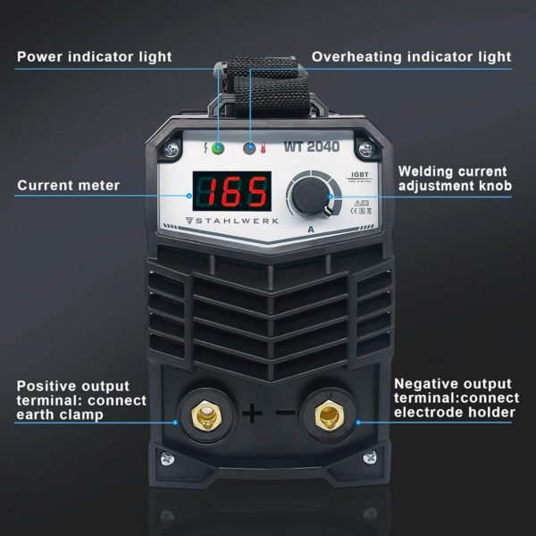 ARC 165A Inverter Welder STAHLWERK Review Portable Welding Machine Performance