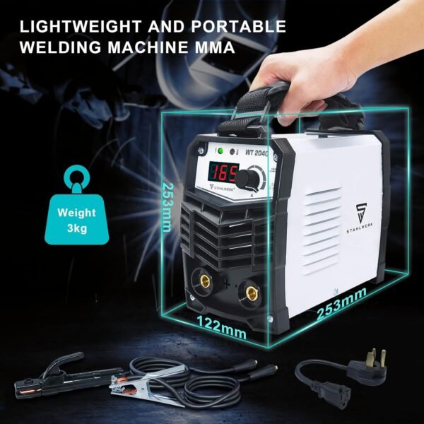 ARC 165A Inverter Welder STAHLWERK Review Portable Welding Machine Performance