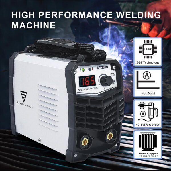 ARC 165A Inverter Welder STAHLWERK Review Portable Welding Machine Performance