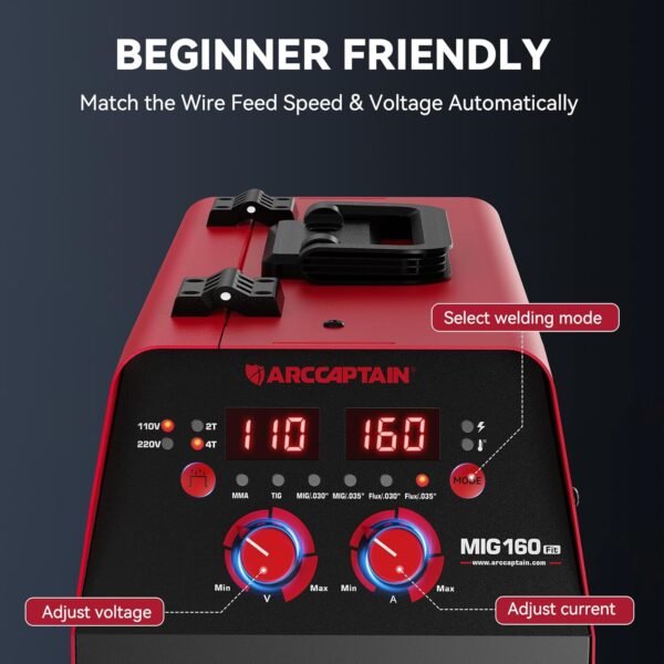 ARCCAPTAIN MIG Welder 160A Review Powerful 4-in-1 Welding Equipment Breakdown