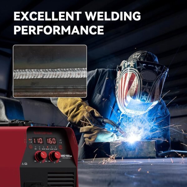 ARCCAPTAIN MIG Welder 160A Review Powerful 4-in-1 Welding Equipment Breakdown