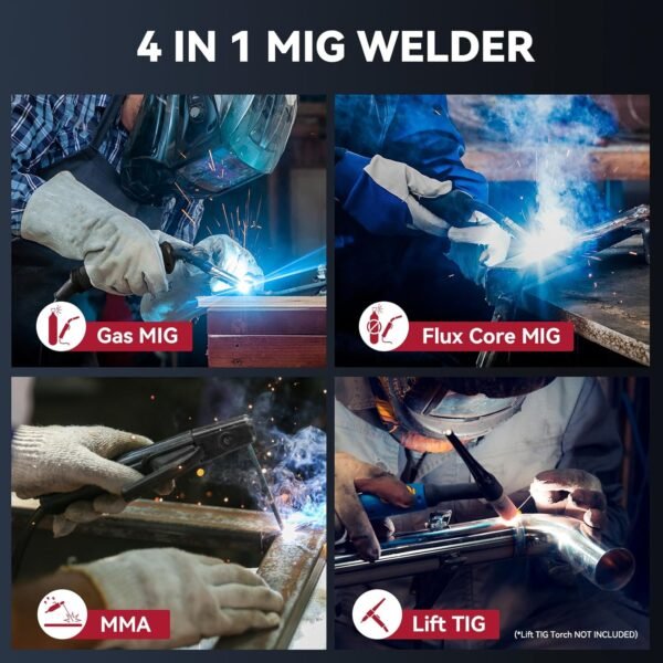 ARCCAPTAIN MIG Welder 160A Review Powerful 4-in-1 Welding Equipment Breakdown
