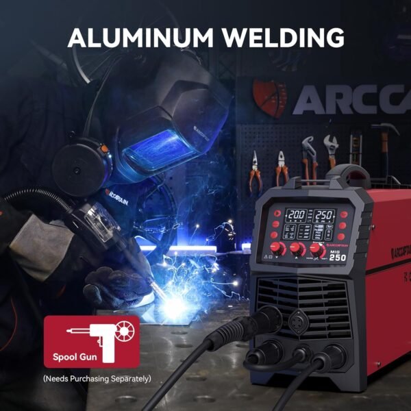 ARCCAPTAIN MIG Welder 250Amp Review 6 in 1 Welding Machine Features ARCCAPTAIN MIG Welder 250Amp Review 6 in 1 Welding Machine Features