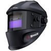 ARCCAPTAIN True Color Auto Darkening Welding Helmet with Upgraded Arc Sensor, 1/1/1/1 Top Optical Clarity Solar Power Welding Hood, 1/25000s Response Time, 4/9-13 for TIG MIG...