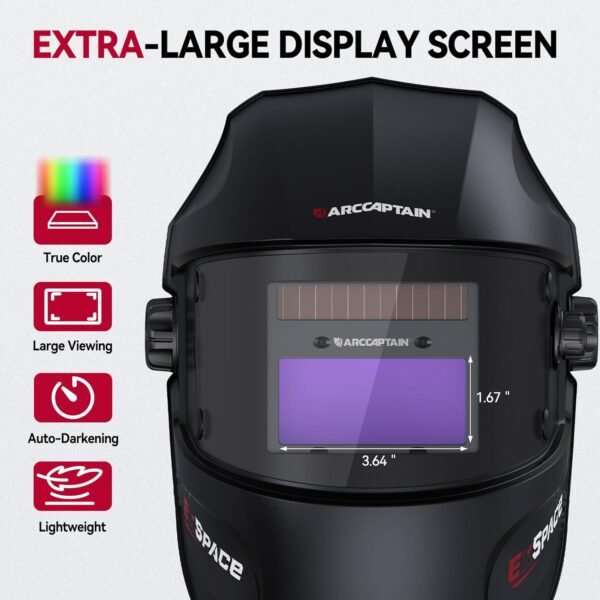 ARCCAPTAIN Welding Helmet Review True Color Auto Darkening with Fast Response