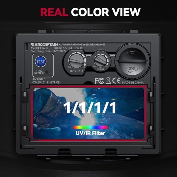 ARCCAPTAIN Welding Helmet Review True Color Auto Darkening with Fast Response