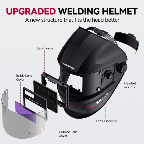 ARCCAPTAIN Welding Helmet Review True Color Auto Darkening with Fast Response