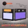 Auto Darkening Welding Helmet JustHot JH-BJ04 Review True Color and Safety Features