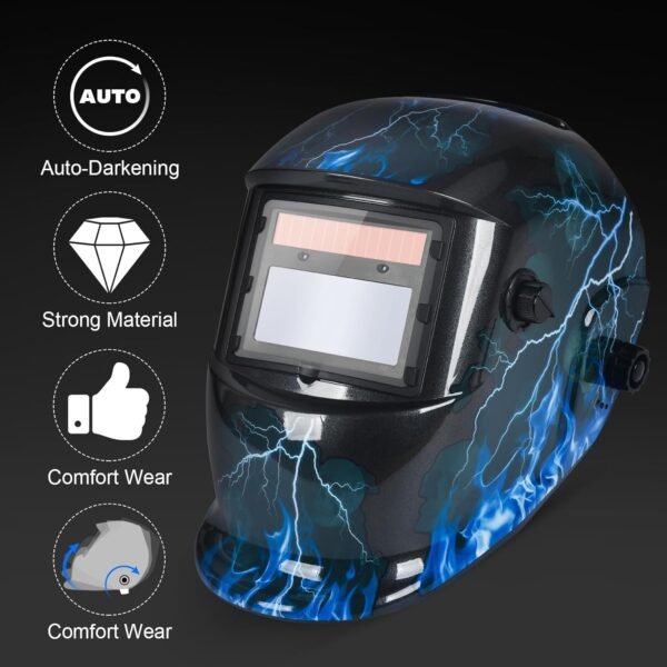 Auto Darkening Welding Helmet Review NDUUN hanmao-ca Adjustable Shade Range