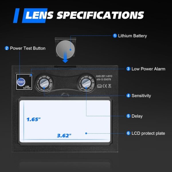 Auto Darkening Welding Helmet Review NDUUN hanmao-ca Adjustable Shade Range