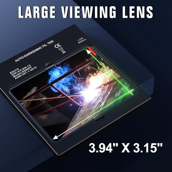 Auto Darkening Welding Helmet TRQWH by Wuhan Tuoerqi Review True Color and Large Viewing Benefits