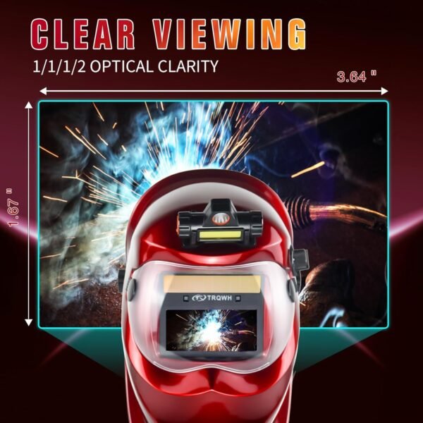 Auto Darkening Welding Helmet Wuhan Tuoerqi KTS-KP03 Review True Color Safety and Comfort