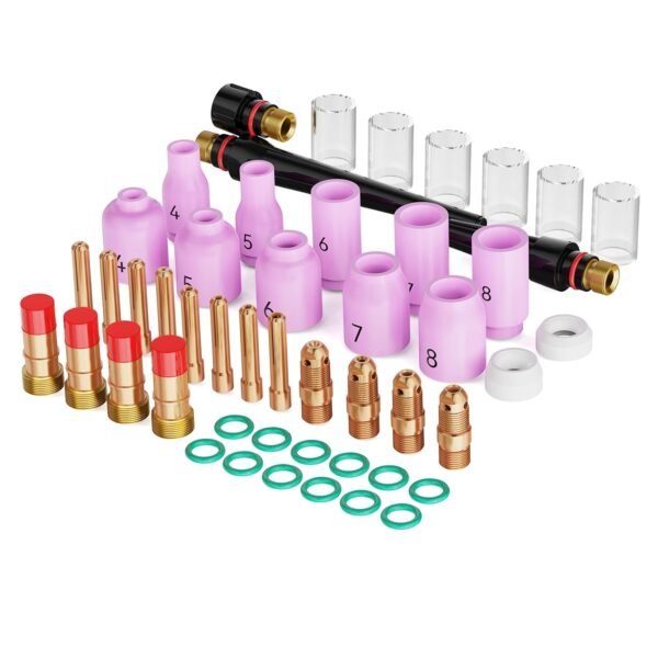 Comprehensive ARCCAPTAIN TIG Welding Equipment Review Essential 49 Pcs Torch Accessories Kit