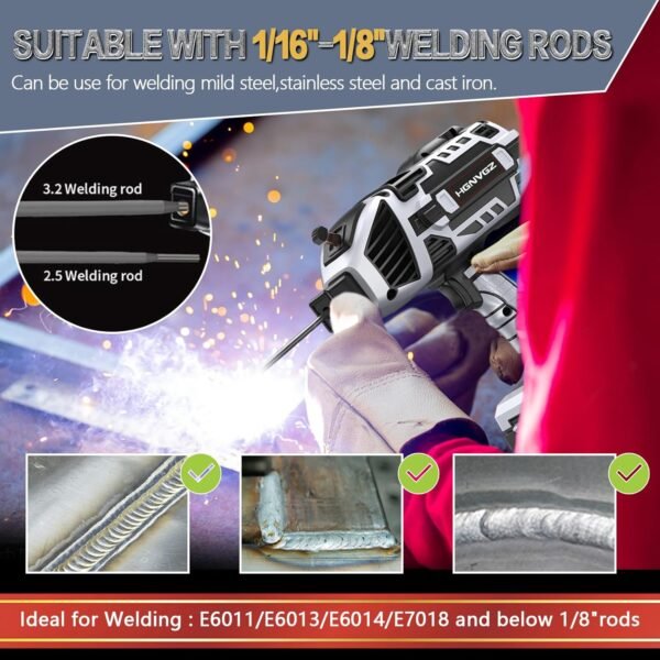 Comprehensive Review of HGNVGZ Handheld Welding Machine Portable Stick Welder