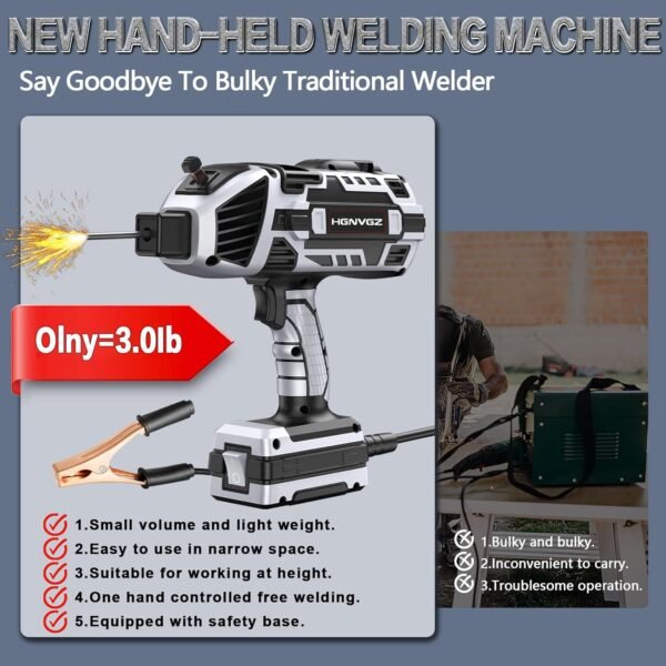 Comprehensive Review of HGNVGZ Handheld Welding Machine Portable Stick Welder