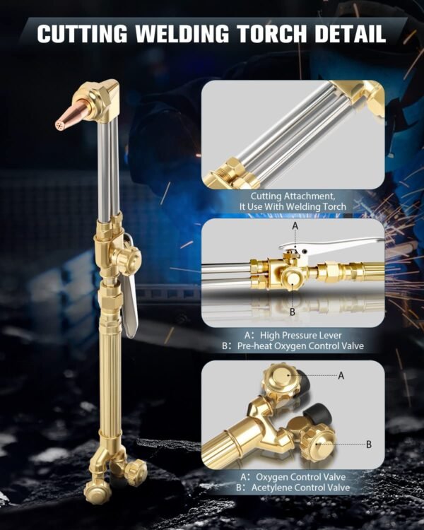Cutting Welding Torch Kit GCCSJ Review Powerful Portable Oxy Acetylene Welding Equipment