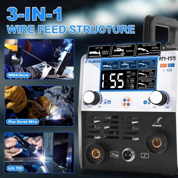 FLARING FM155 MIG Welding Equipment Review Comprehensive Flux Core Welder Insights FLARING FM155 MIG Welding Equipment Review Comprehensive Flux Core Welder Insights