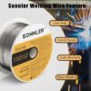 Flux Core Welding Wire SONNLER 030 Review Best Value Low Spatter Mild Steel Wire