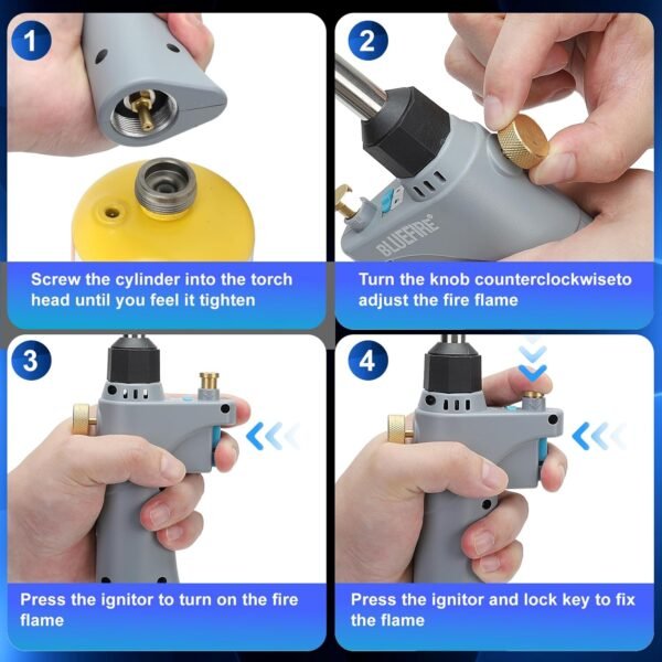 Gas Welding Torch Review MR. TORCH BTS-8088 Portable Heavy Duty Propane Torch