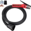 Heavy Duty 1000amp K4000 Carbon Arc Gouging Torch with 7ft cable, Red Handle