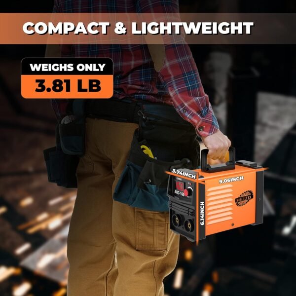 HEIZO Mini Stick Welder WS-601 Review Compact Portable 160A Welding Machine Performance