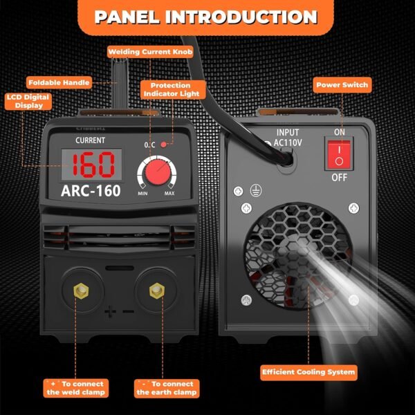 HEIZO Mini Stick Welder WS-601 Review Compact Portable 160A Welding Machine Performance