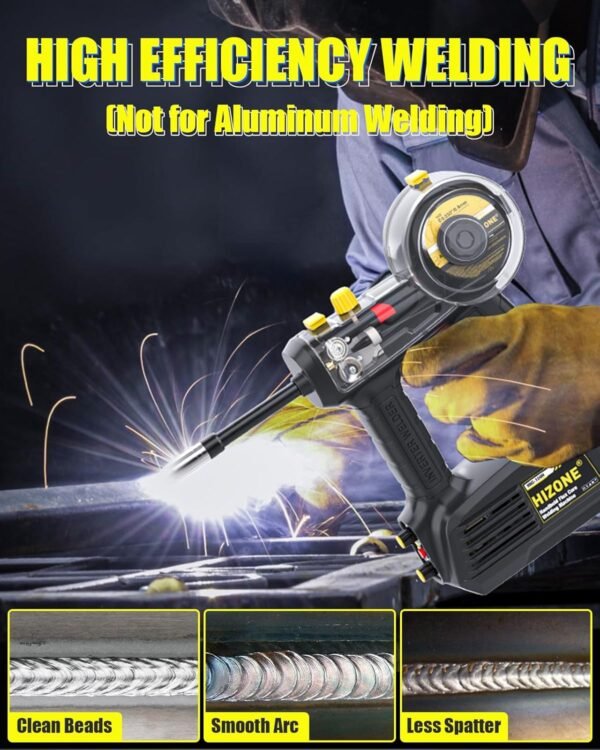 HIZONE Handheld MIG Welder Review Compact Gasless Welding Machine Performance Tested