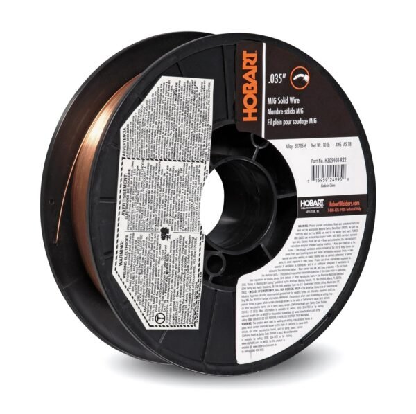 Hobart H305408R22 ER70S-6 10-Pound ER70S-6 Carbon-Steel Solid Welding Wire, 0.035-Inch