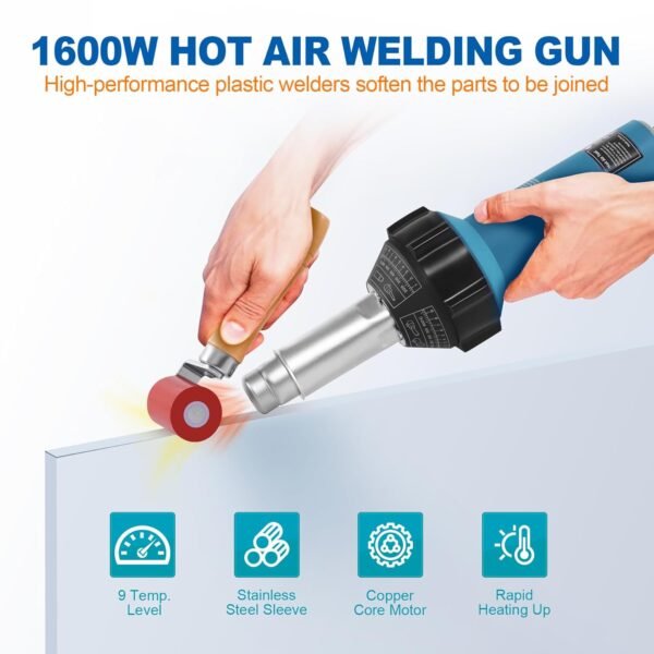 Iglobalbuy 1600W Heat Gun Review High Performance Plastic Welding Tool Insights