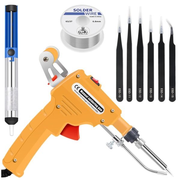 laser Welding Tool 3-in-1 Internally Heated Industrial laser Welding Machine Precision Welding Cutting Rust Removal Gun for DIY Professional Metalwork (yellow)