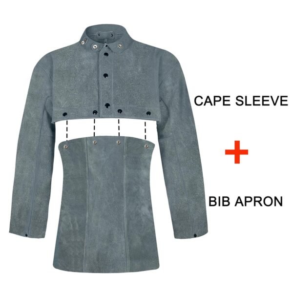 Leather Welding Cape Sleeve Shenwld Review Heat Resistant Cowhide Protection Tested