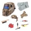 Lincoln Electric K4738-1 Camo Welding Helmet Kit, Auto Darkening, Lightweight, Weld Headgear, Shade 9-13, For use with Stick, TIG, Pulsed TIG, MIG, Pulsed MIG, Flux Core,...