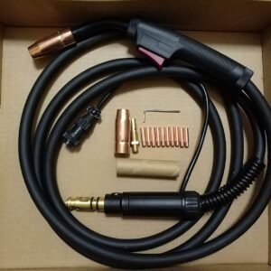MIG WELDING GUN &TORCH 15' 150AMP fits Lincoln Power Mig 140, Power Mig 140C, Power Mig 140T, Power Mig 180, Power Mig 180C, Power MIG 180T, Power MIG 180 Dual, POWER MIG 210 MP