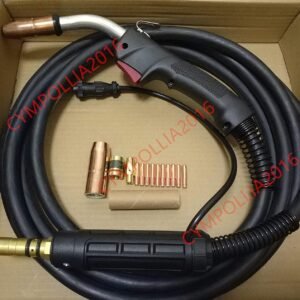MIG Welding Gun & Torch, 15' 250A for Millermatic, Miller M25, Hobart Ironman 230/240/250/275 (Heavy Duty)