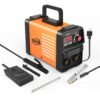 Mini Stick Welder Machine 110V, 160A ARC Portable MMA Welding Machine, IGBT Inverter Welder Digital Display with Hot Start Arc Force Anti-Stick