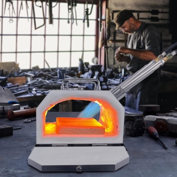 Nelyrho Gas Propane Forge Four Burners Review Best Welding Kit for Blacksmithing