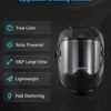 Panoramic View Welding Helmet MANUSAGE E980S Review Advanced Auto Darkening and Solar Power Features