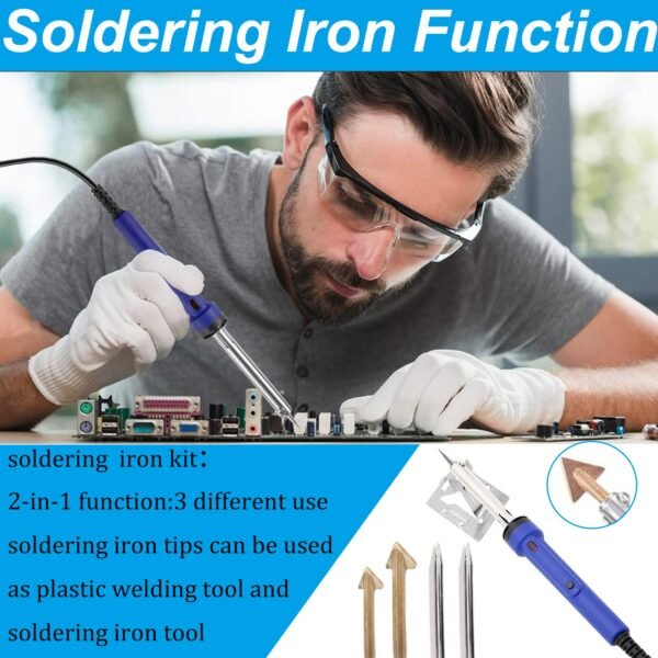 Plastic Welding Kit VCTSELITY Review Portable 100W Soldering Iron for Car Repairs Plastic Welding Kit VCTSELITY Review Portable 100W Soldering Iron for Car Repairs