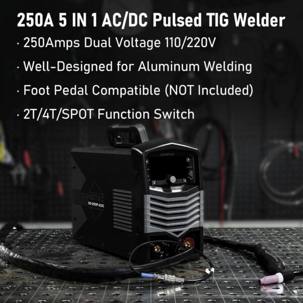Review of Sunstac SS-250P ACDC TIG Welding Equipment Best for Aluminum Precision
