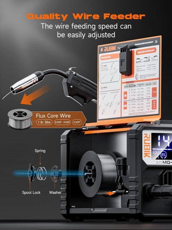 RUBIK MIG140 MIG Welding Equipment Review Powerful 3 in 1 Welder Machine Breakdown