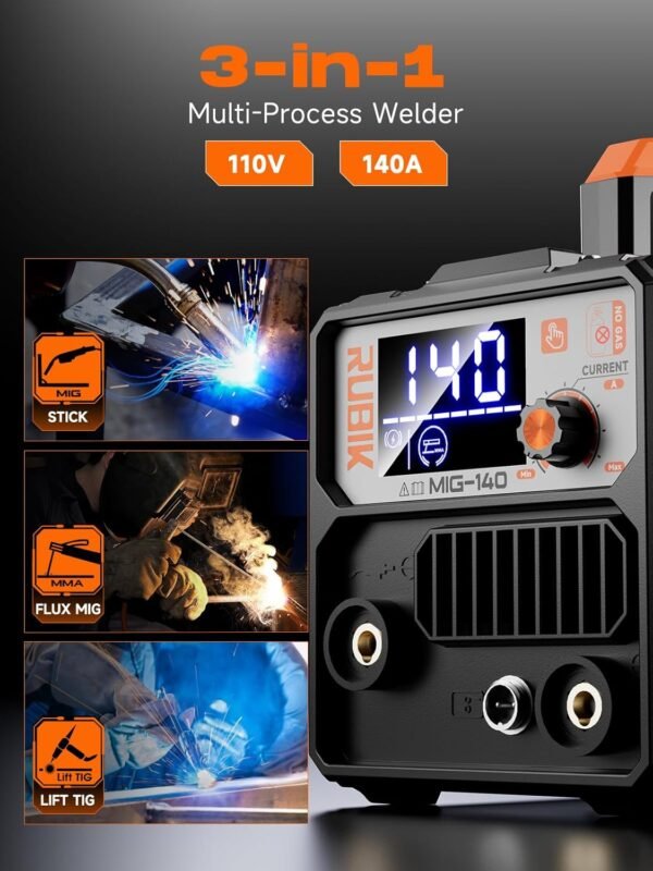 RUBIK MIG140 MIG Welding Equipment Review Powerful 3 in 1 Welder Machine Breakdown