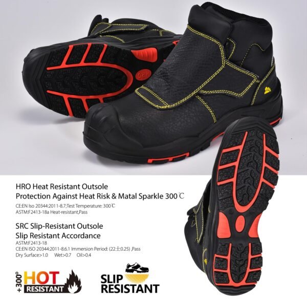 SAFETOE Welding Boots Review Best Heat Resistant Composite Toe Men’s Work Shoes